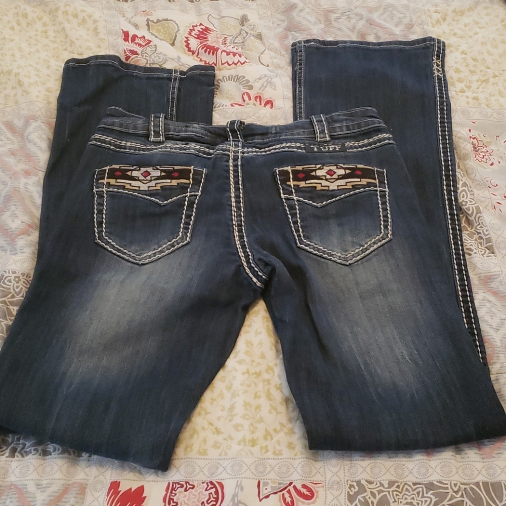 Cowgirl Tuff Jeans. Size W28/L35